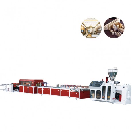 JWELL PVC Trä-Plast Snabbmonteringsbräda Extrusion Line