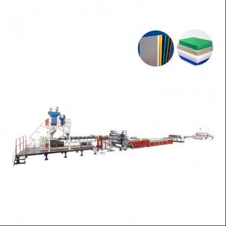 PP, PE, ABS, PVC Extrusion Line för tjocka plattor
