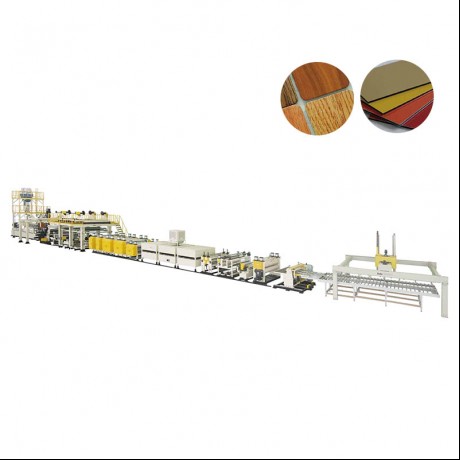 Extruderingslinje av aluminium och plastkompositpanel